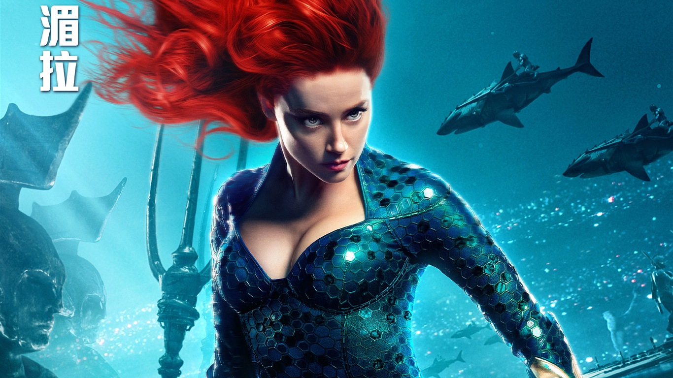 Aquaman, Marvel película fondos de pantalla de alta definición #2 - 1366x768