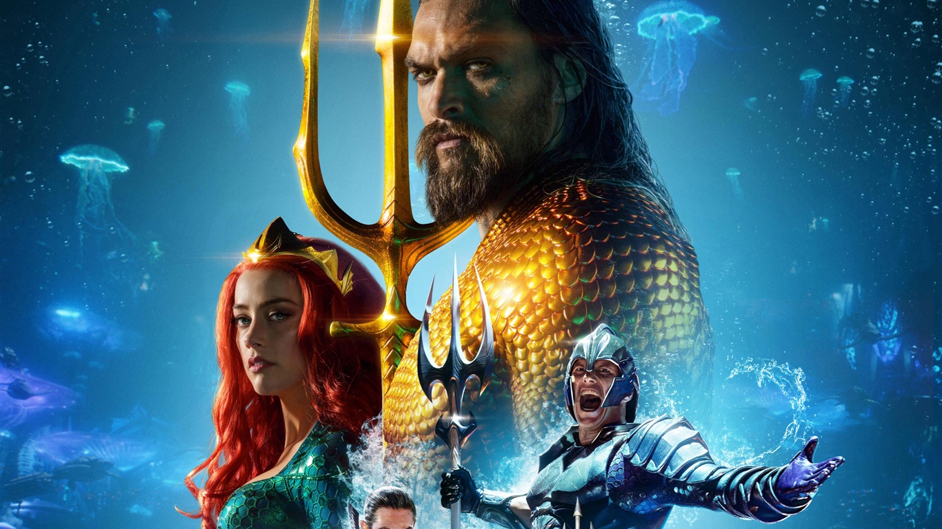 Aquaman, Marvel HD tapety #3 - 1366x768