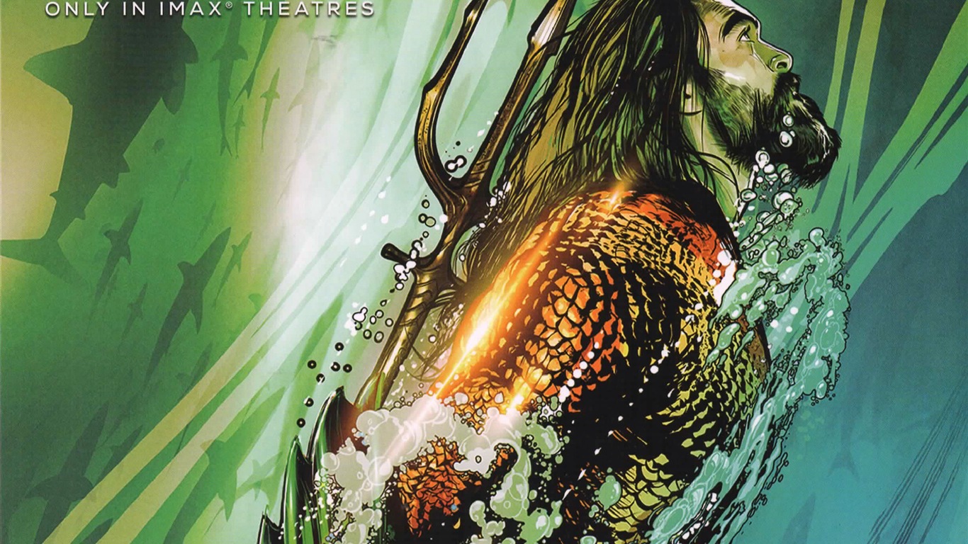 Aquaman, film Marvel HD fonds d'écran #4 - 1366x768
