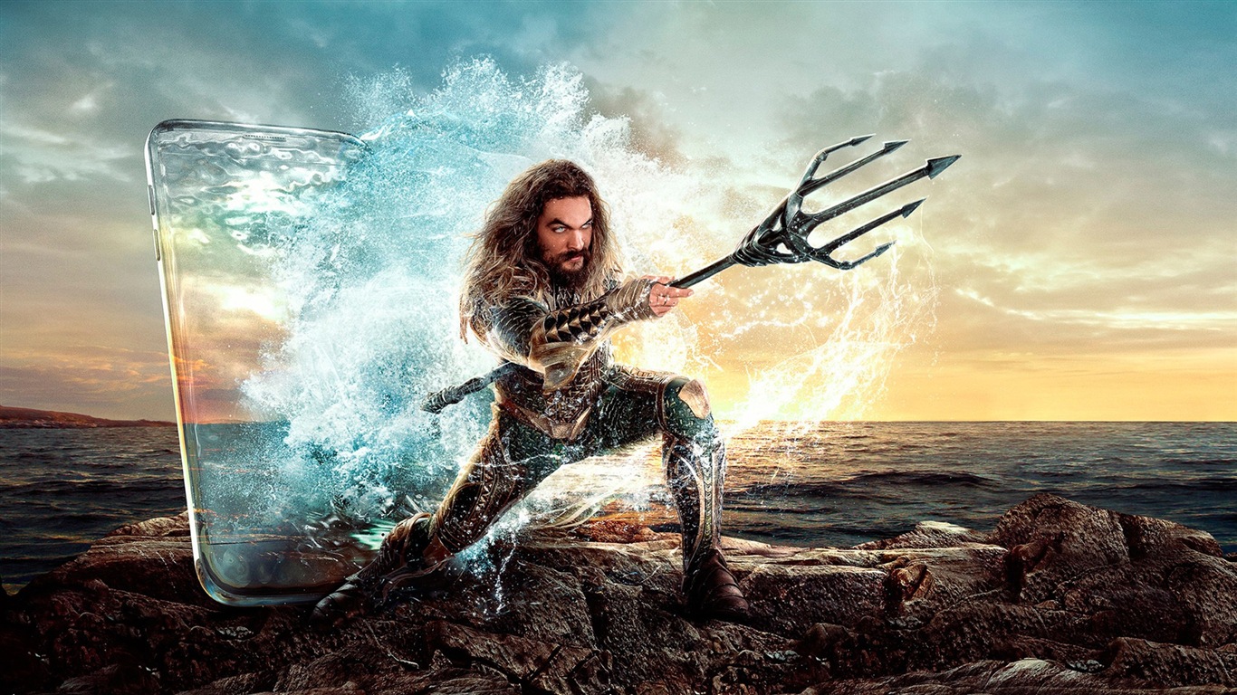 Aquaman 海王，漫威电影高清壁纸6 - 1366x768