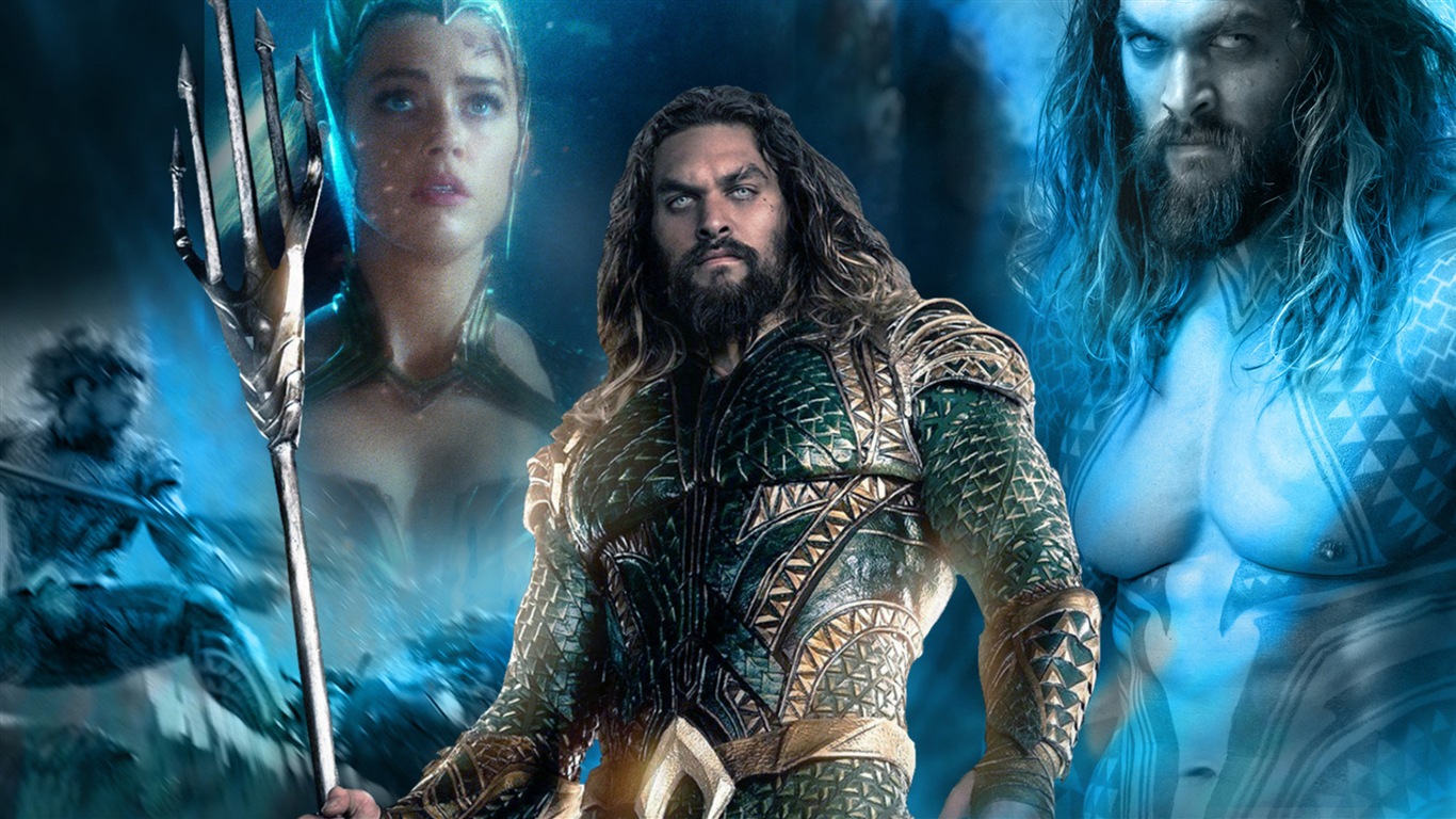 Aquaman, Marvel película fondos de pantalla de alta definición #8 - 1366x768