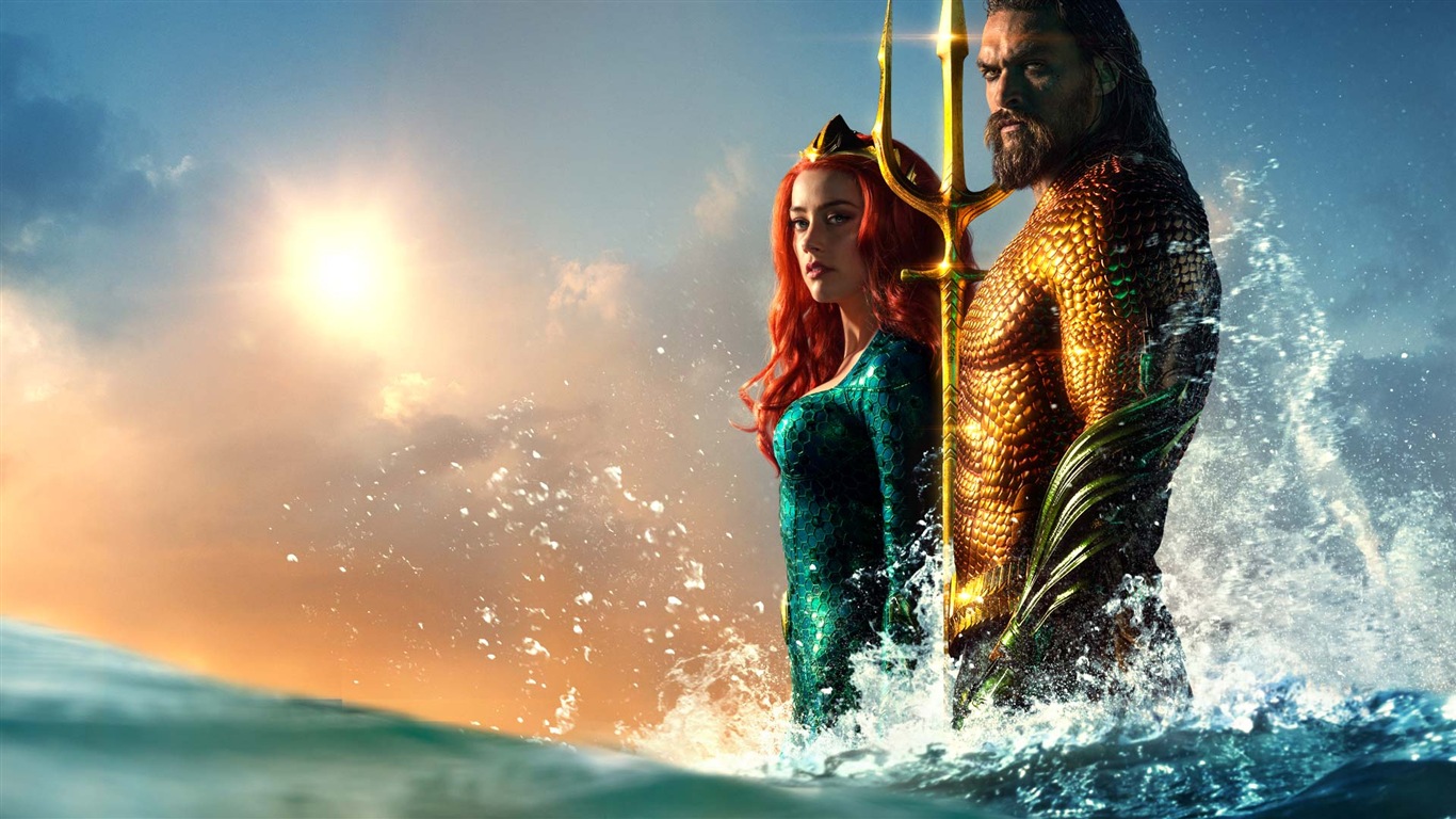 Aquaman, film Marvel HD fonds d'écran #18 - 1366x768