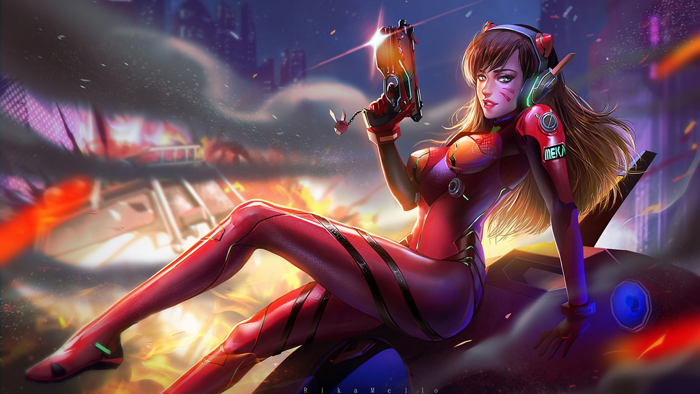 Overwatch, hot game HD wallpapers #4 - 1366x768