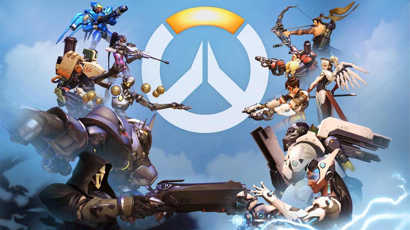 Overwatch, hot game HD wallpapers #13 - 1366x768