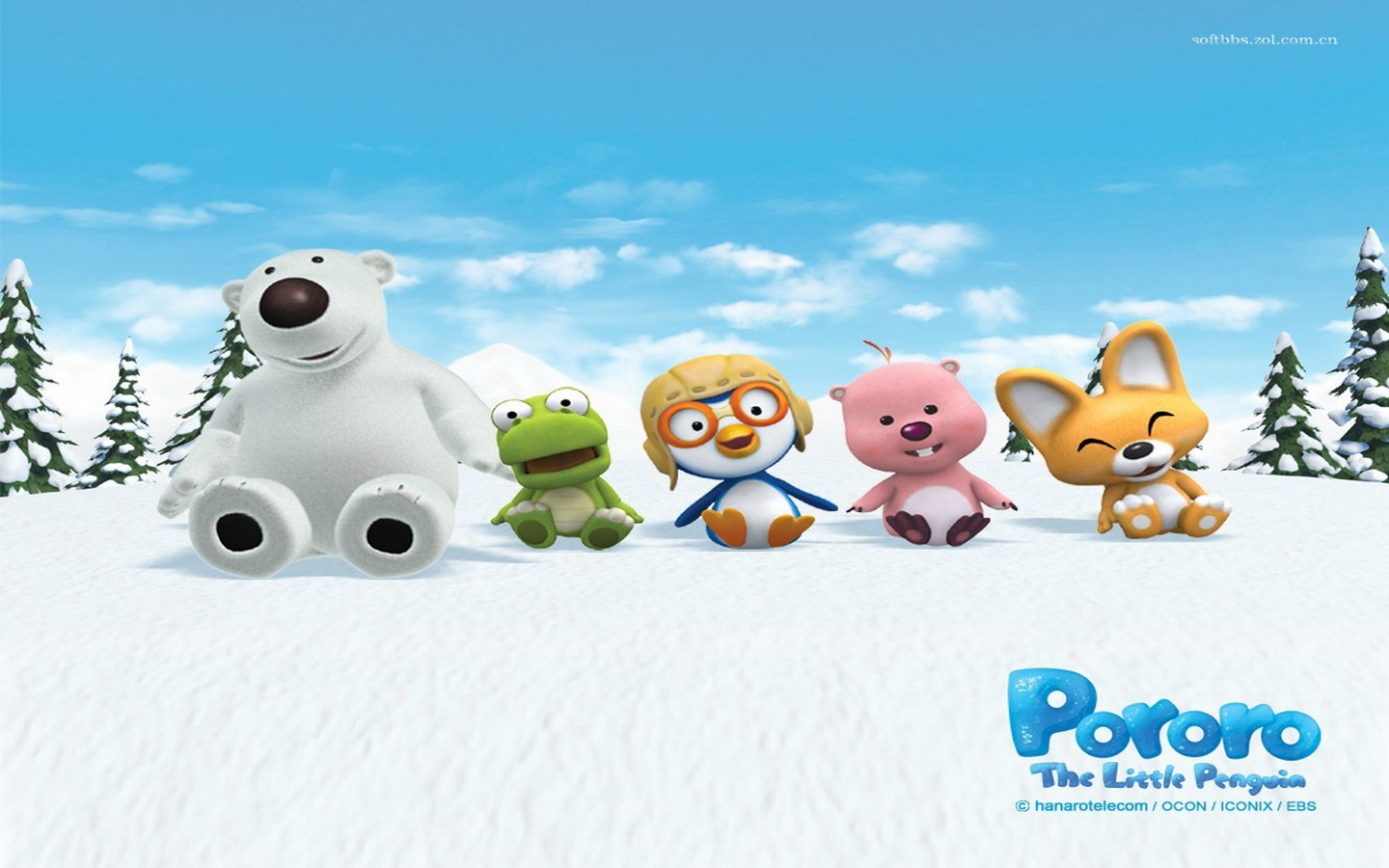 Pororo Cartoon Wallpapers #2 - 1440x900