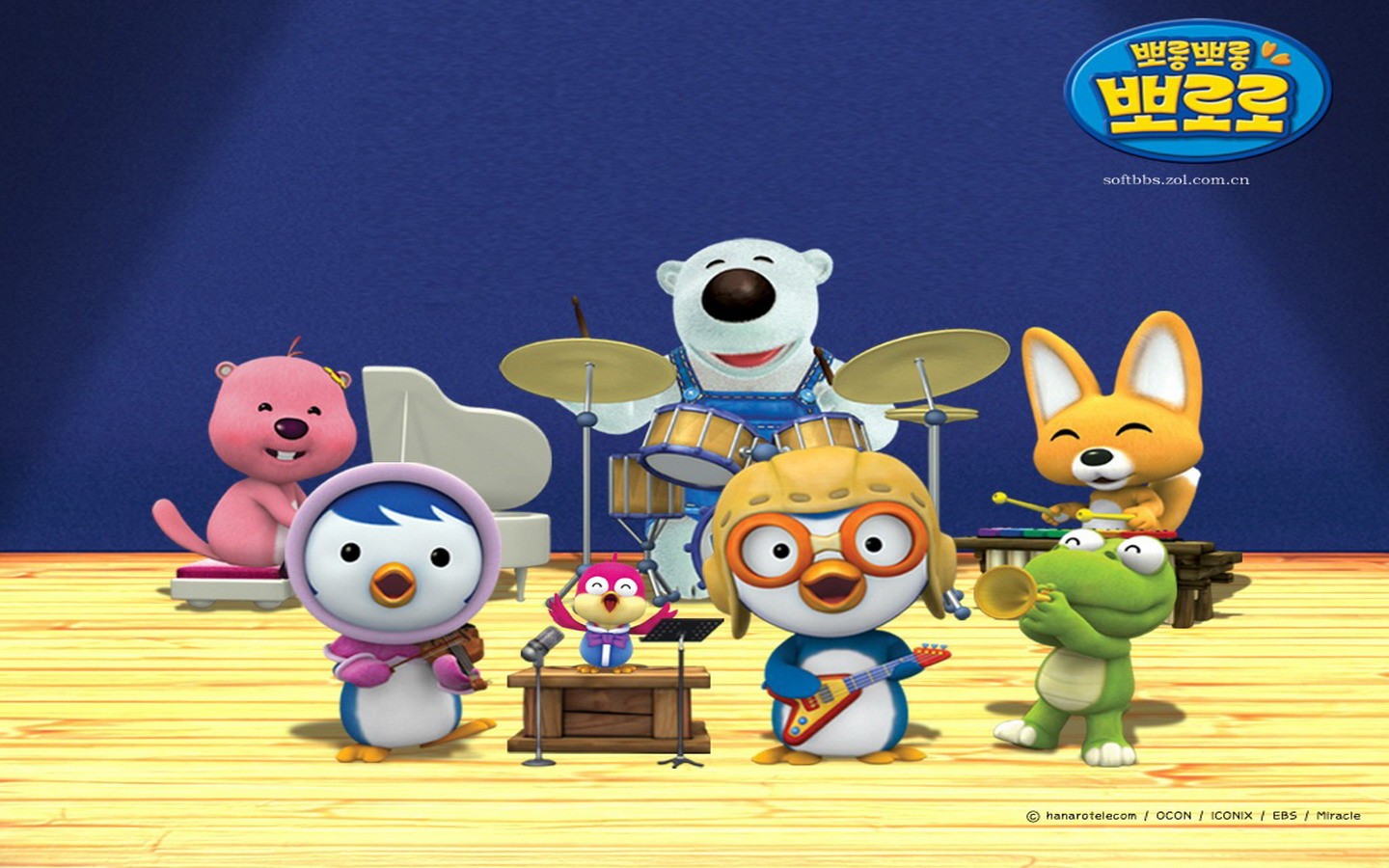 Pororo Cartoon Wallpapers #5 - 1440x900