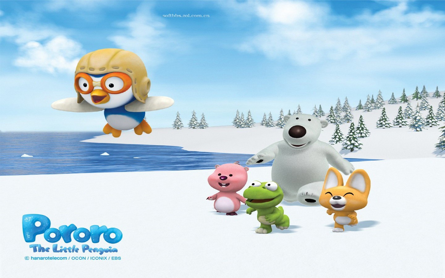 Fonds d'écran Cartoon Pororo #10 - 1440x900