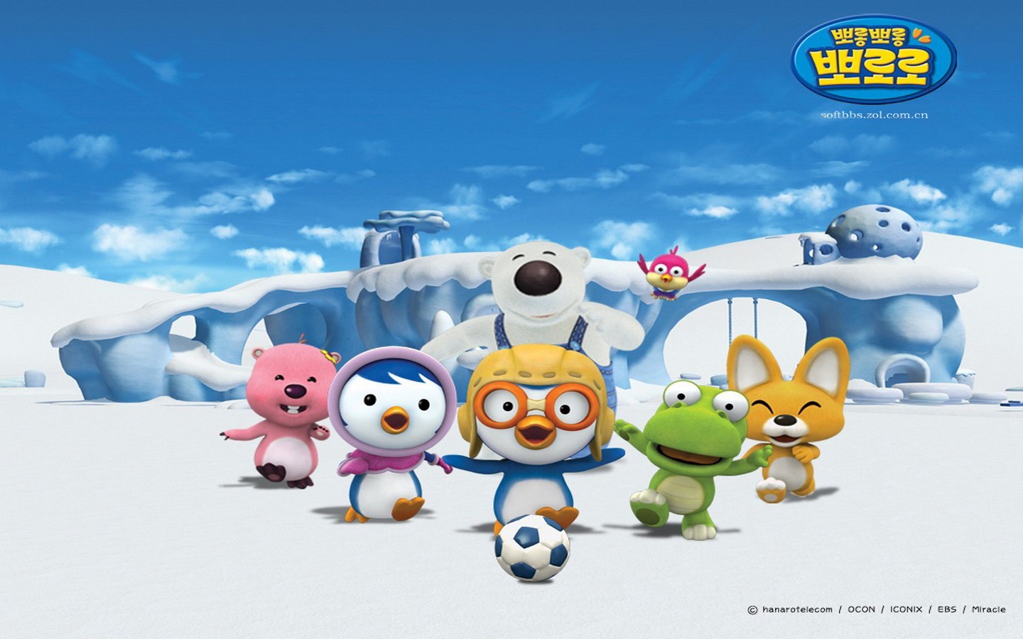 Pororo Cartoon Wallpapers #12 - 1440x900