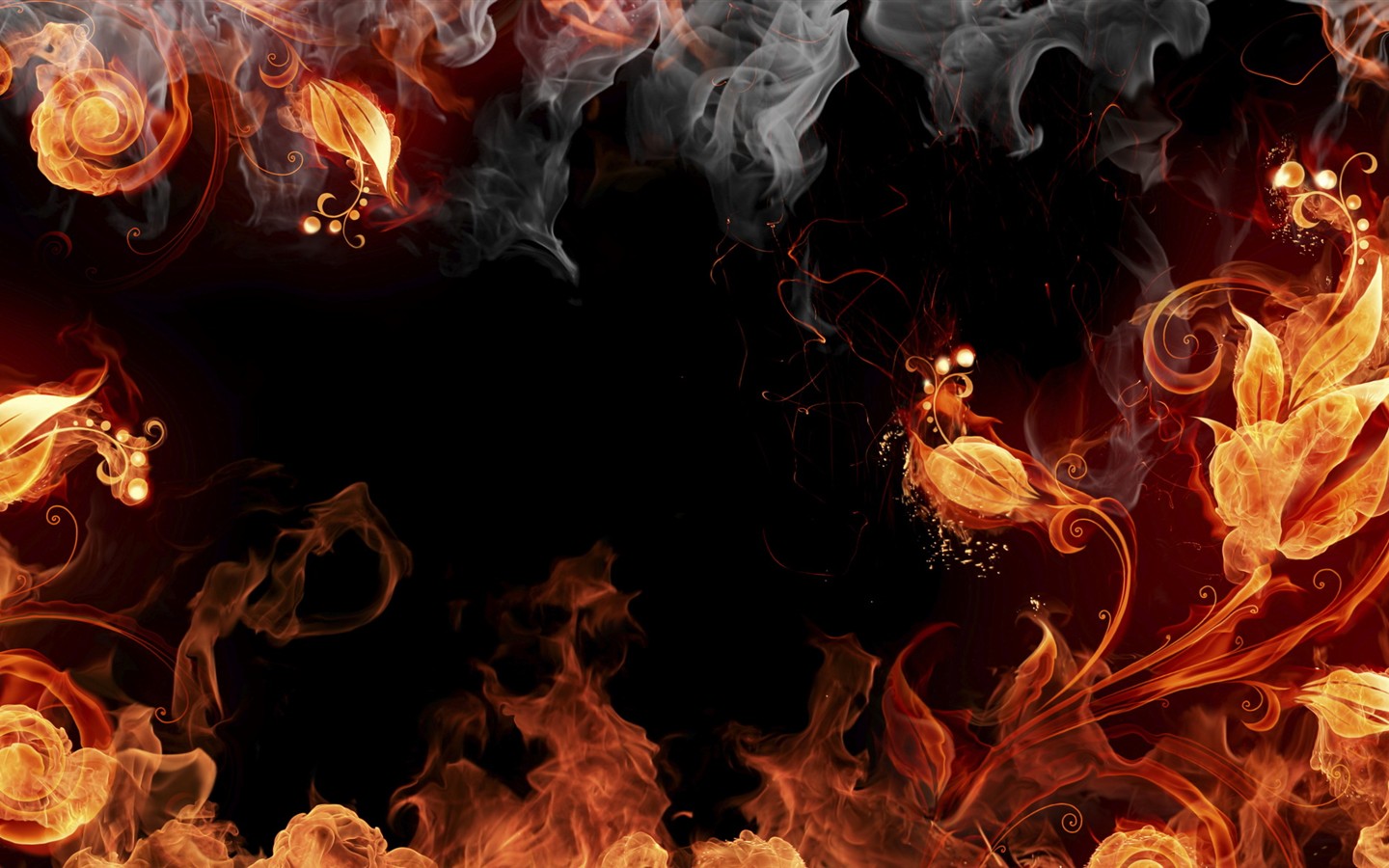 창조성의 불꽃놀이 벽지 테마 #11 - 1440x900