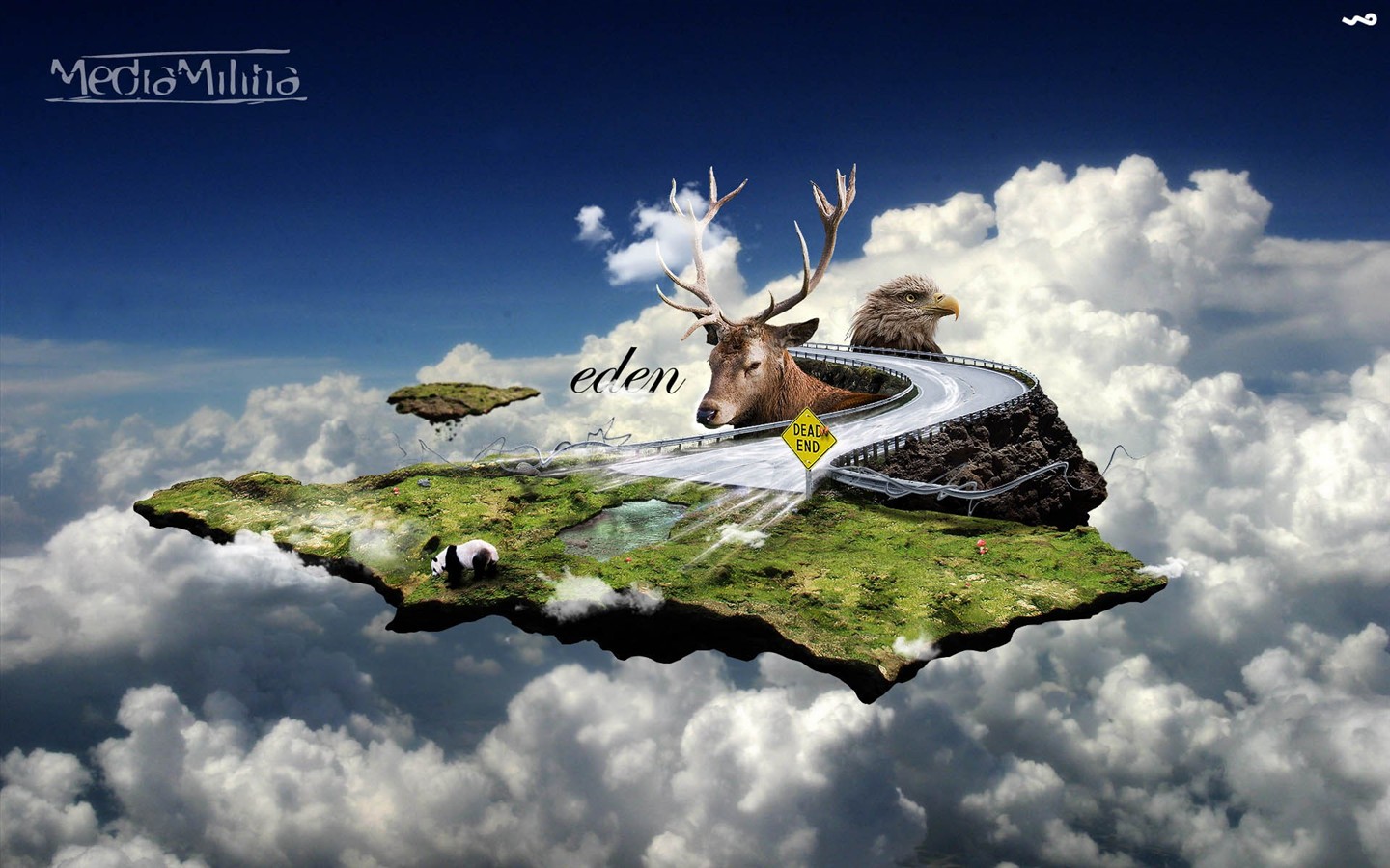 Creative synthesis of the visual wallpaper #37 - 1440x900