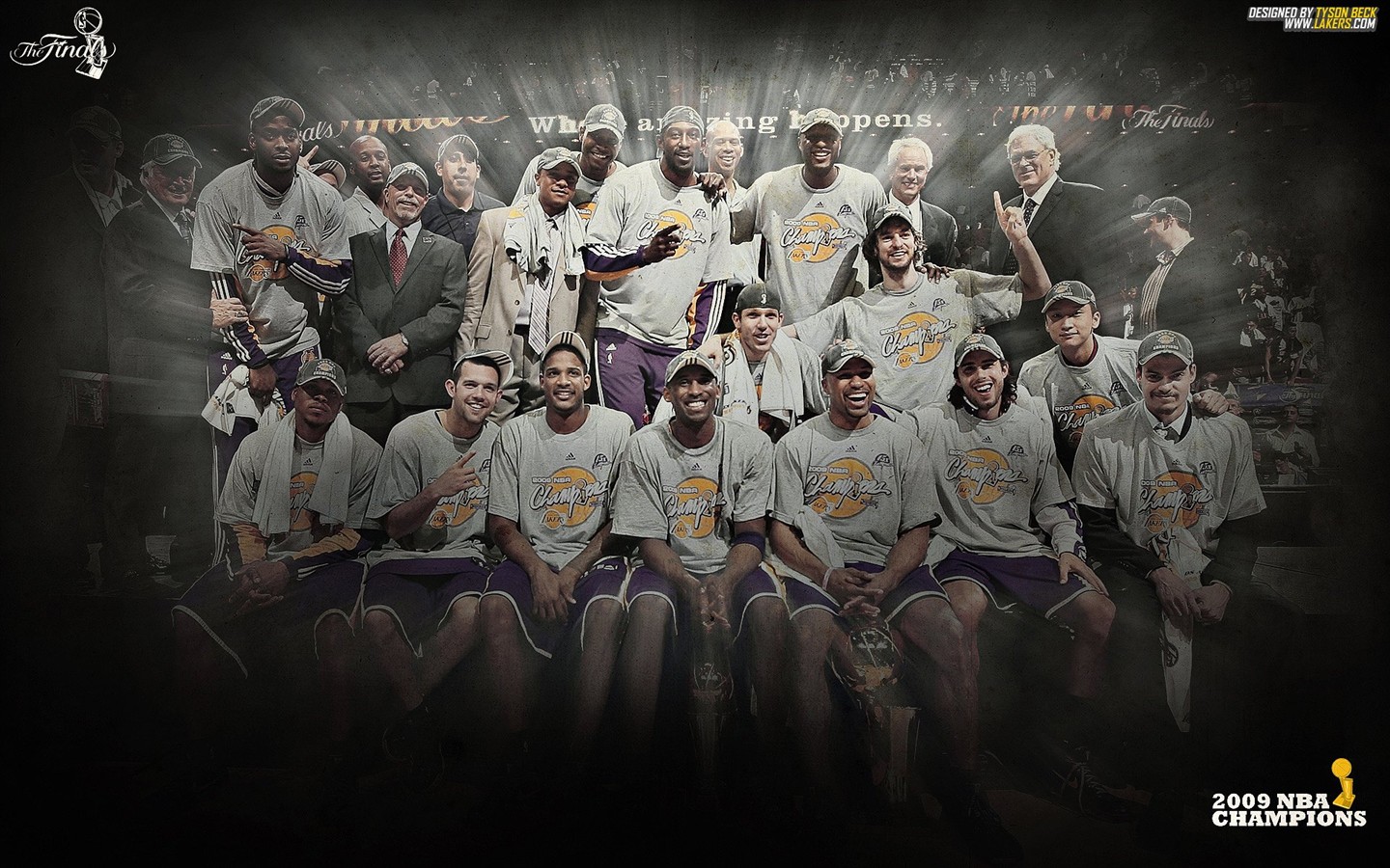 NBA2009 Champion Lakers Wallpaper #2 - 1440x900