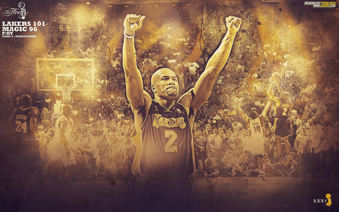 NBA2009 Champion Lakers Wallpaper #14 - 1440x900