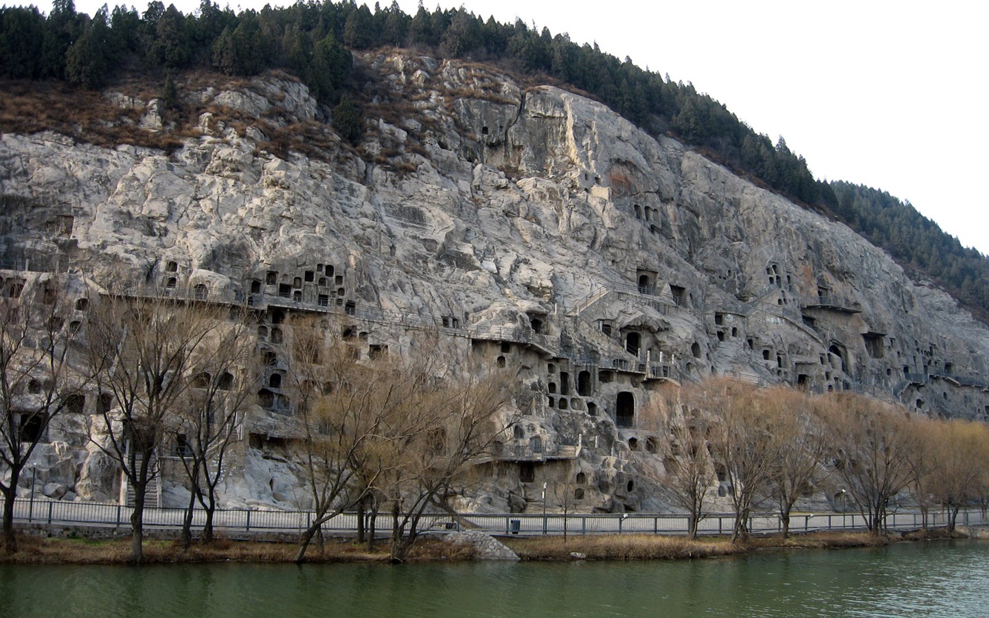 낙양, Longmen의 Grottoes는 배경 화면 #33 - 1440x900