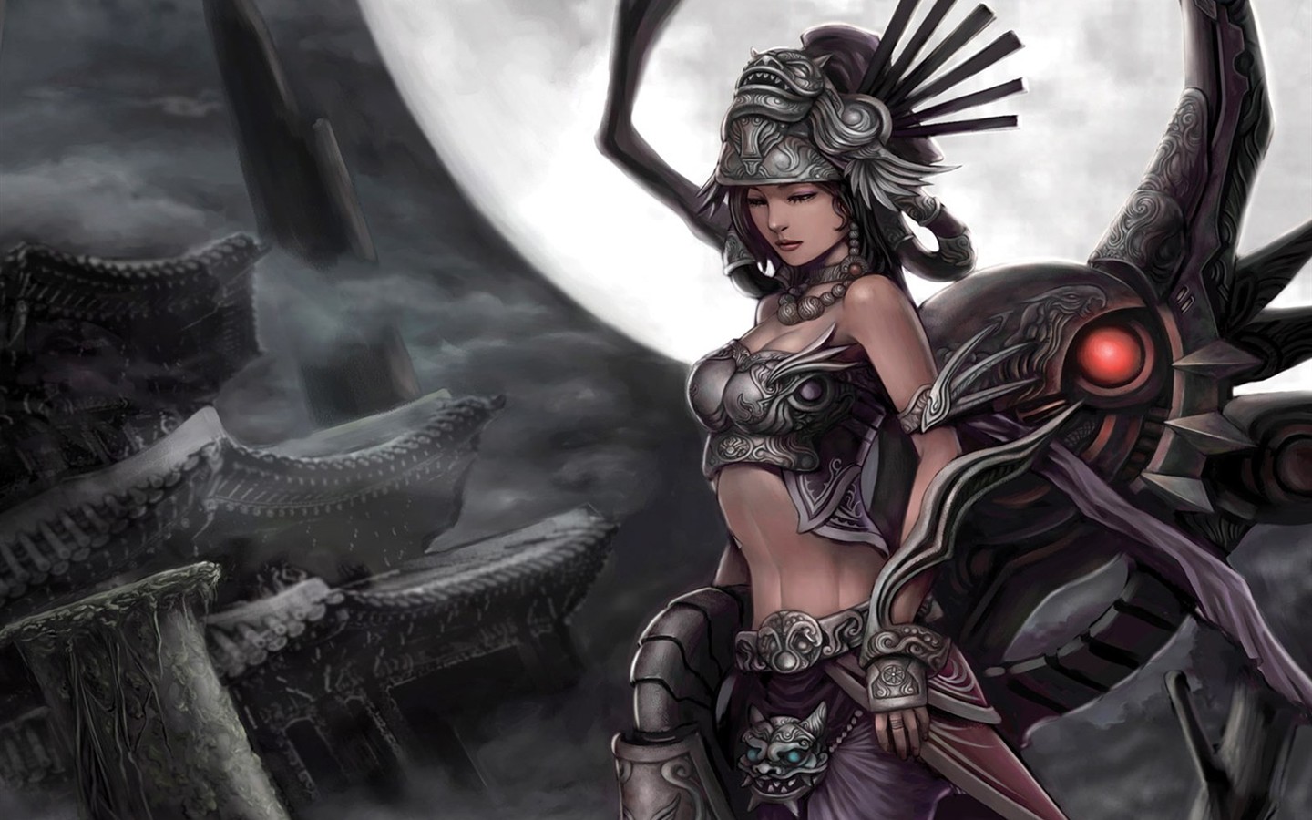 奇幻女性CG插畫壁紙 #4 - 1440x900