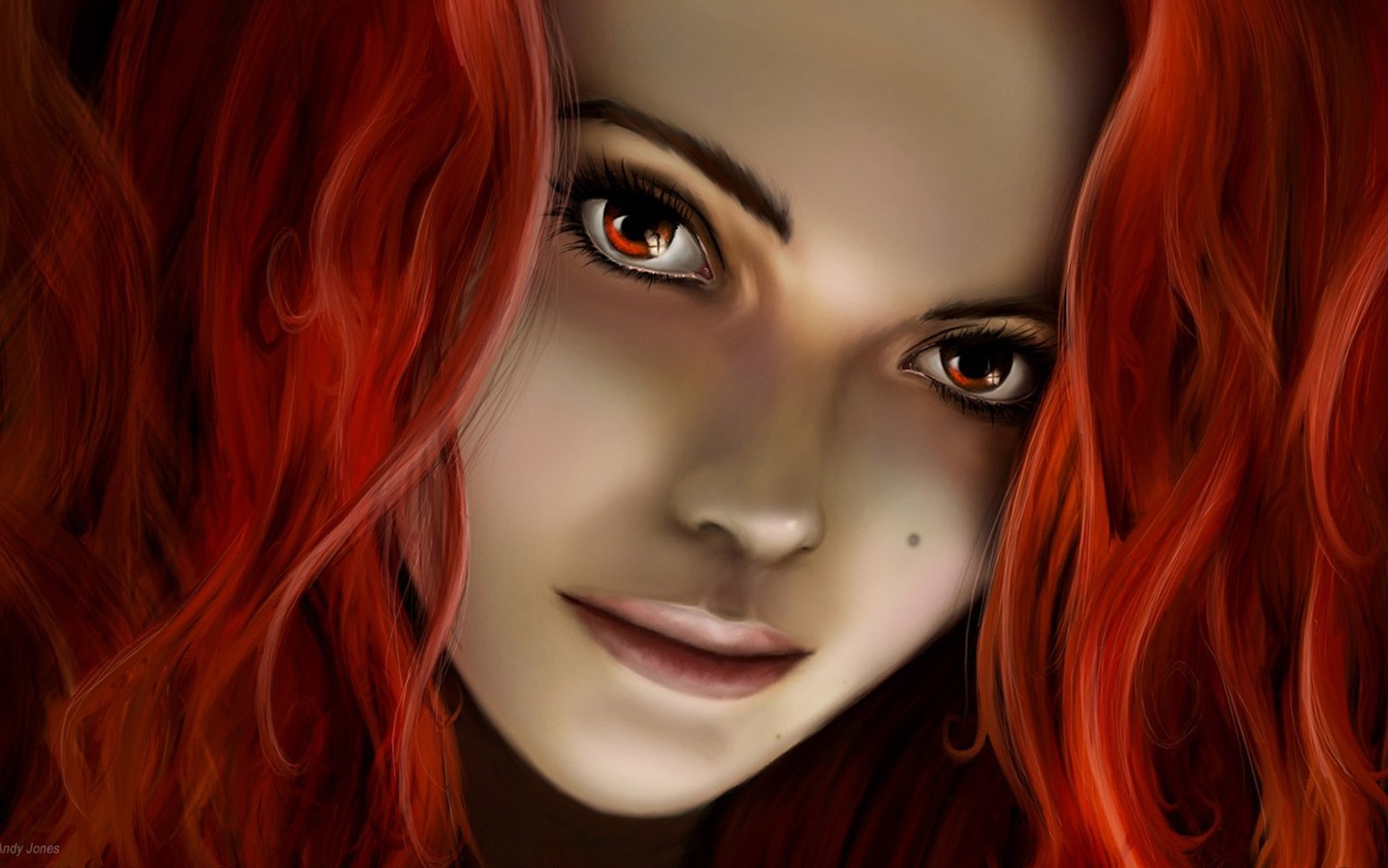 CG ilustrace ženy wallpaper fantasy #8 - 1440x900