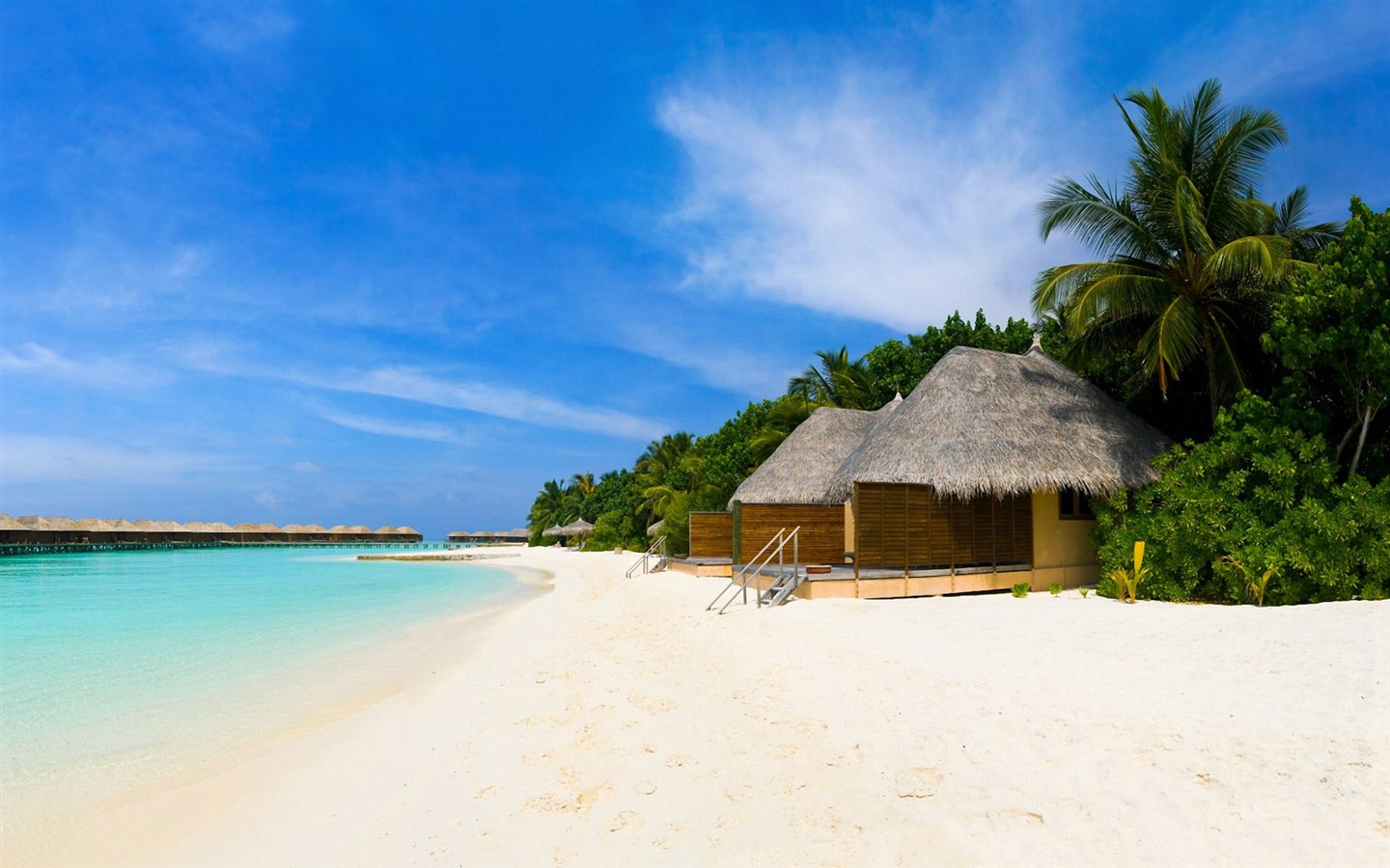 The beautiful seaside scenery HD Wallpapers #20 - 1440x900
