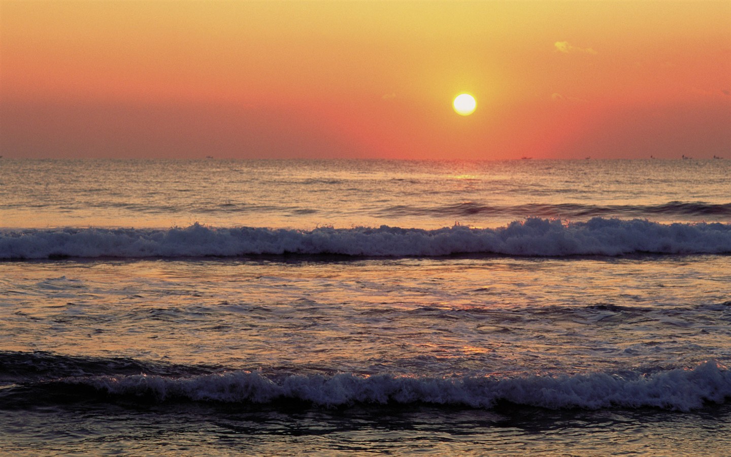 아름다운 해변의 풍경의 HD 배경 화면 #36 - 1440x900