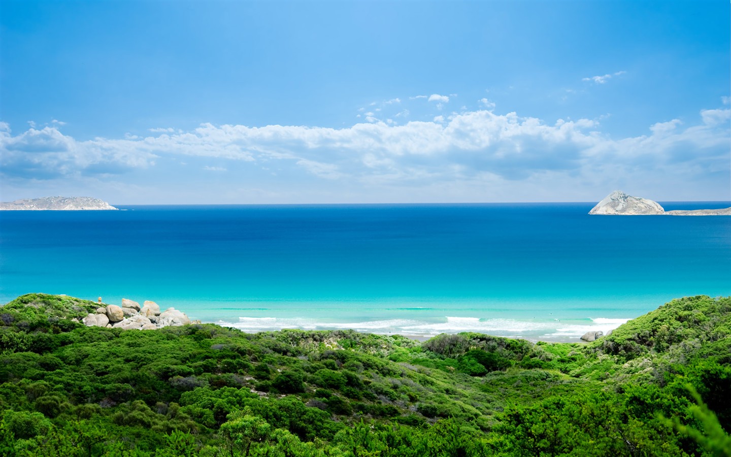 아름다운 해변의 풍경의 HD 배경 화면 #40 - 1440x900