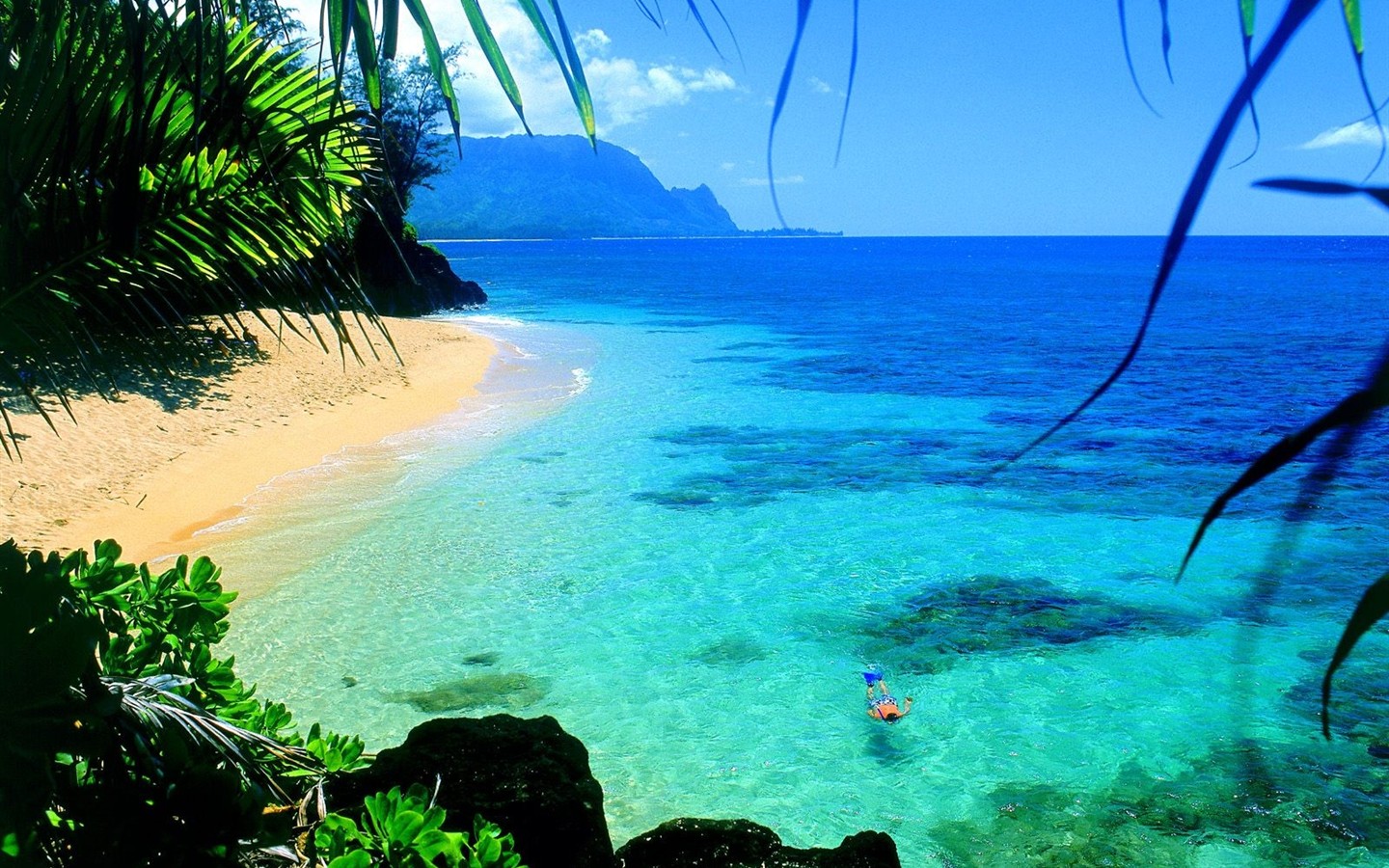 havajské pláži scenérie #18 - 1440x900