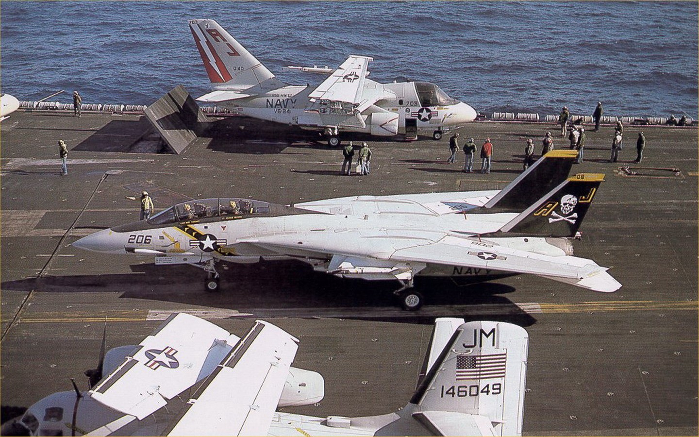 U. S. Navy F14 Tomcat Kämpfer #44 - 1440x900