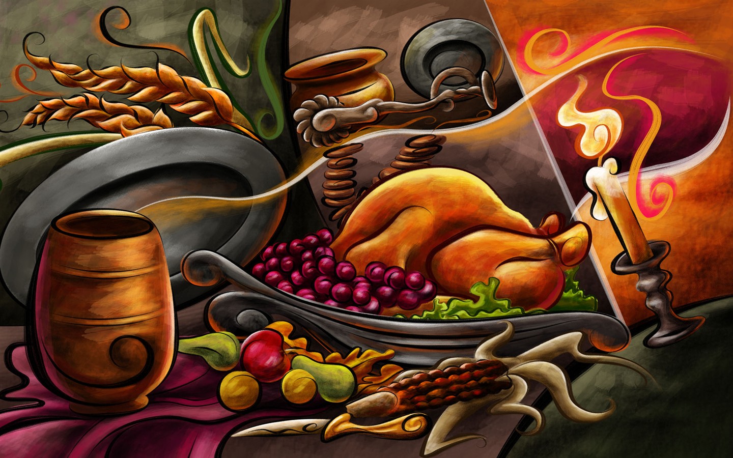 Thanksgiving Thema Tapete #5 - 1440x900