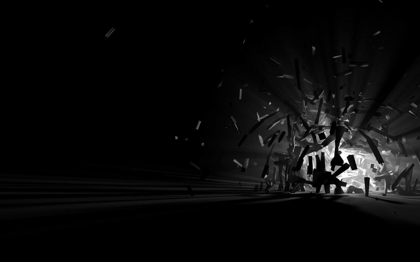 非主流黑色主題壁紙 #33 - 1440x900
