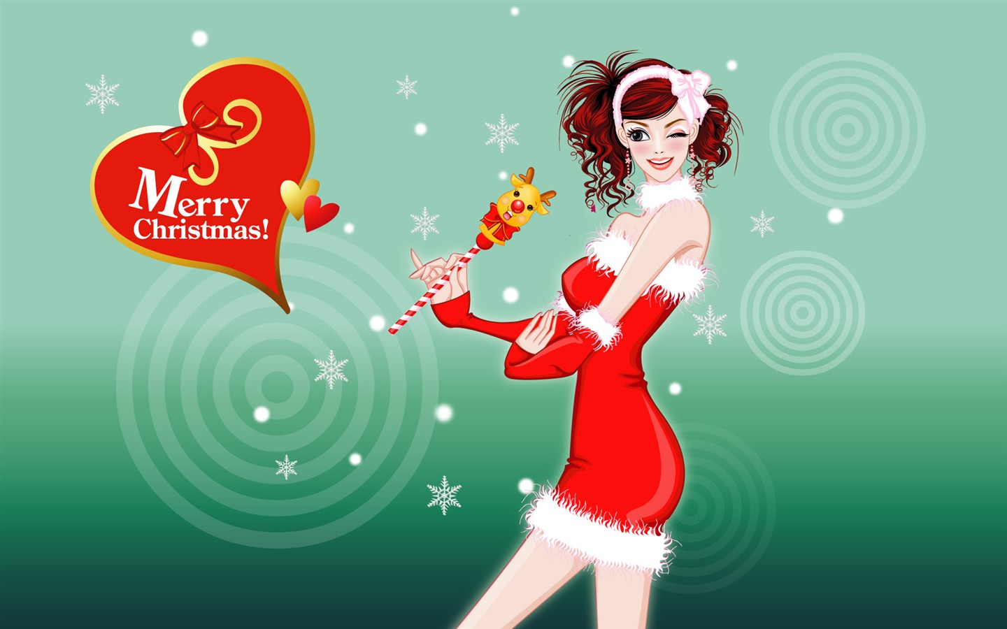 Christmas Wallpaper illustration MM #6 - 1440x900