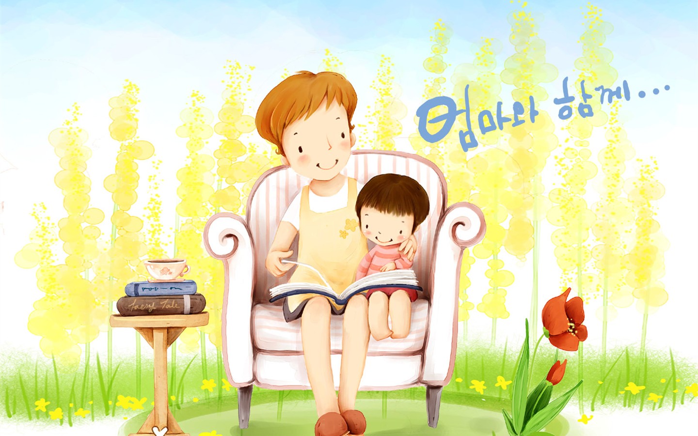 Mother's Day Thema des südkoreanischen Illustrator Tapete #18 - 1440x900