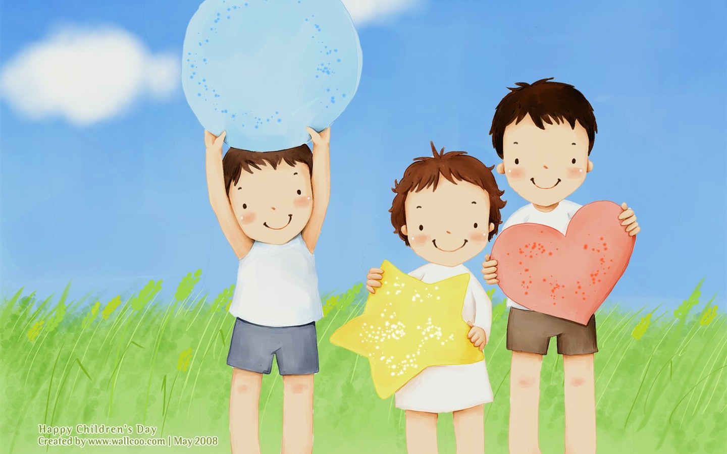 Lovely Children's Day Wallpaper Illustrator #24 - 1440x900