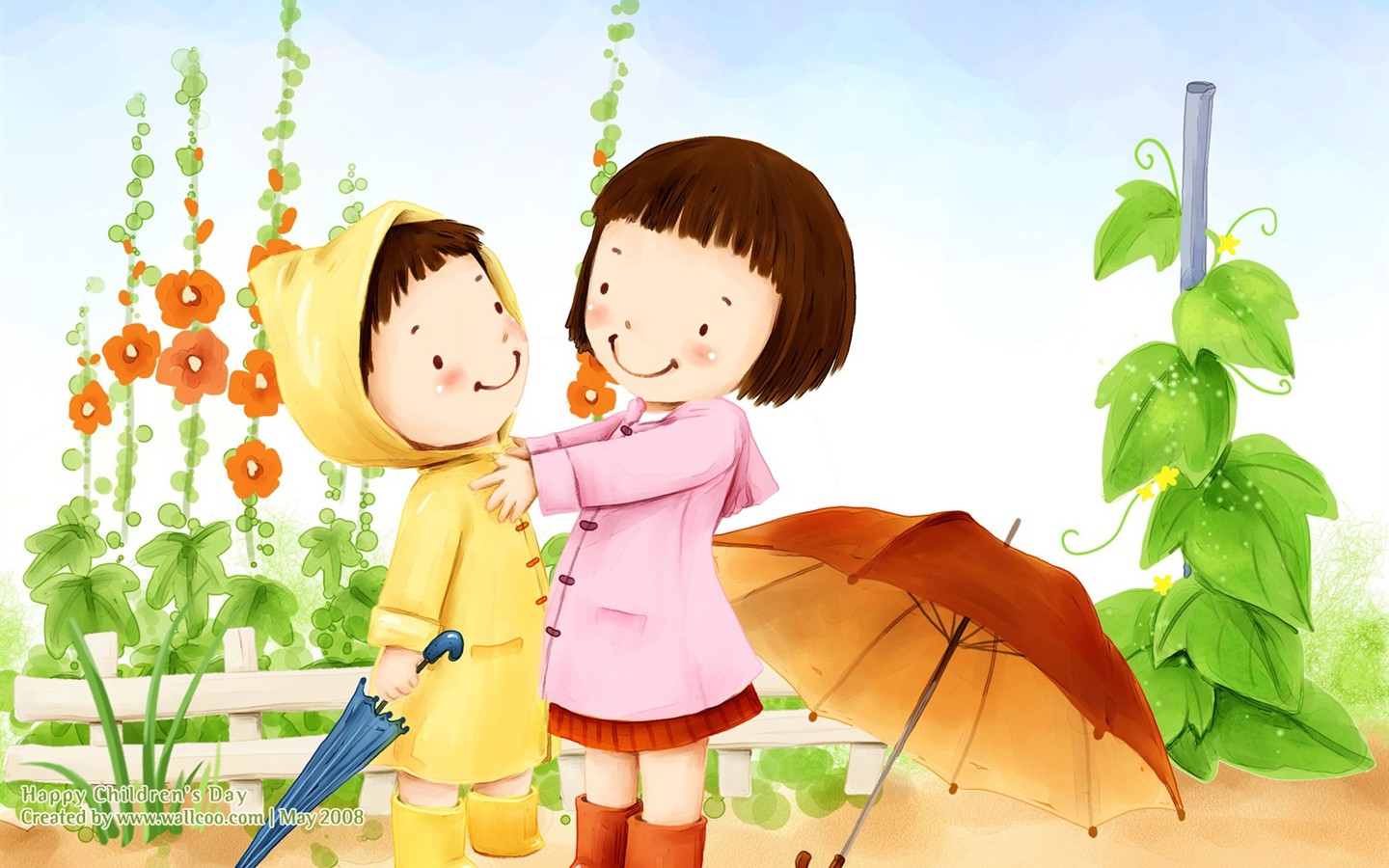 兒童節可愛插畫壁紙 #30 - 1440x900