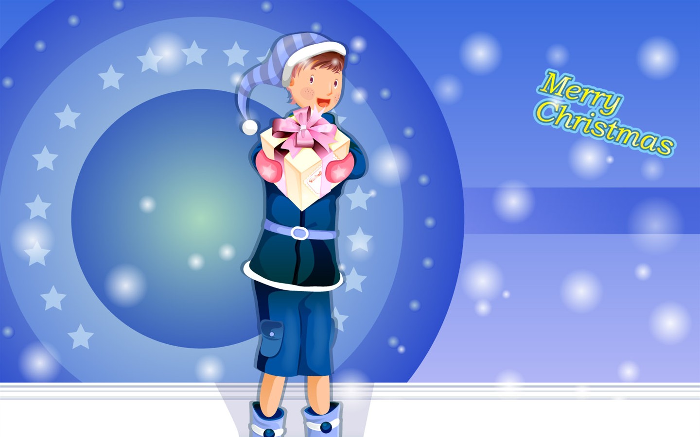 矢量冬日壁紙之聖誕篇 #32 - 1440x900