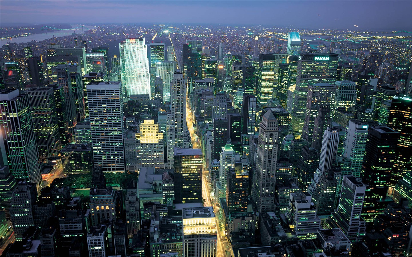 ニューヨークビルの街をにぎわい #16 - 1440x900