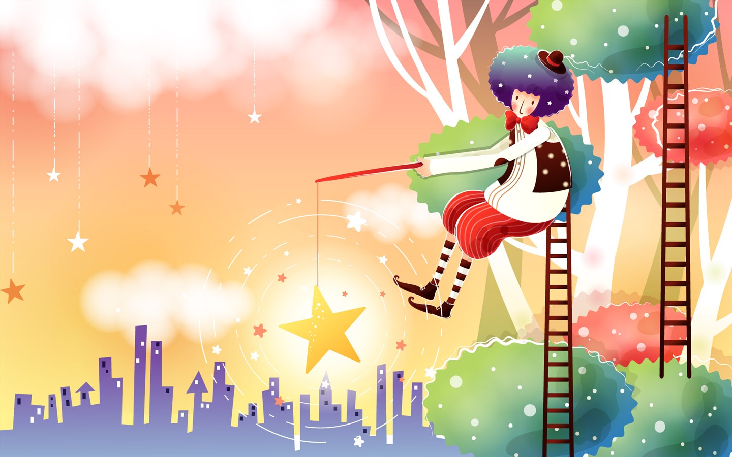 夢幻童話 卡通壁紙 #37 - 1440x900