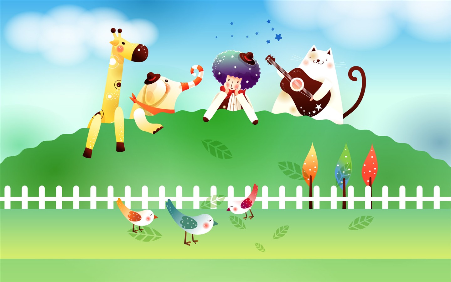 夢幻童話 卡通壁紙 #29 - 1440x900