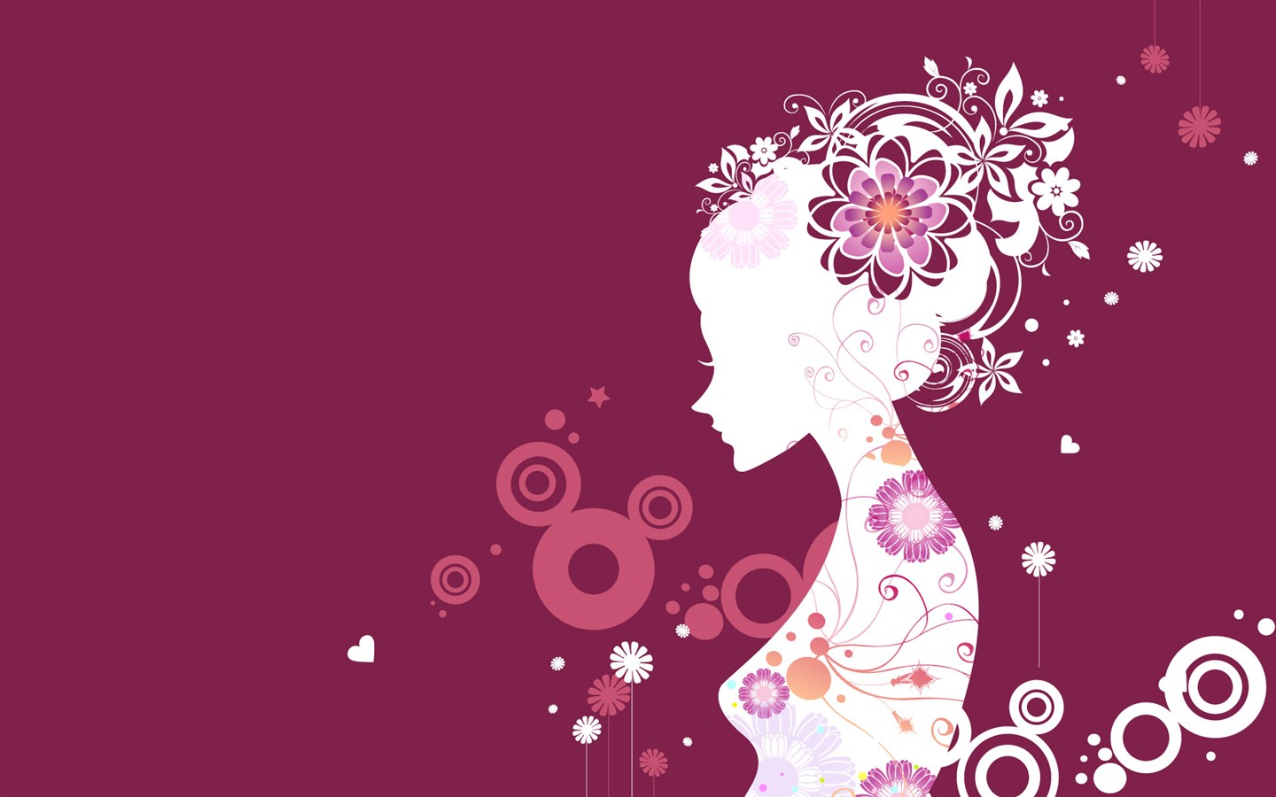 Vector Woman Tapete #34 - 1440x900
