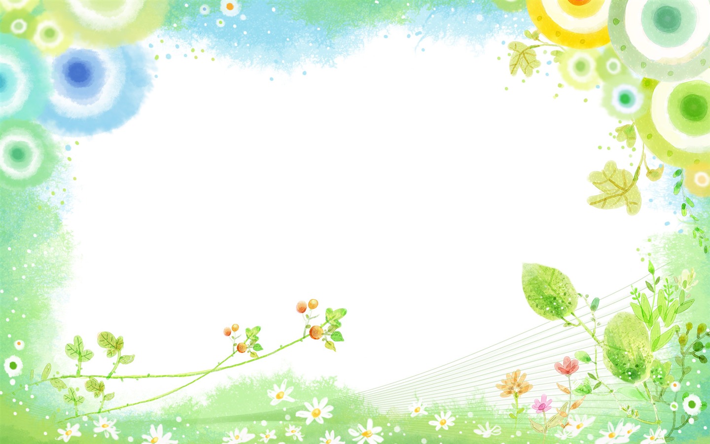 卡通夢幻風光壁紙 #16 - 1440x900