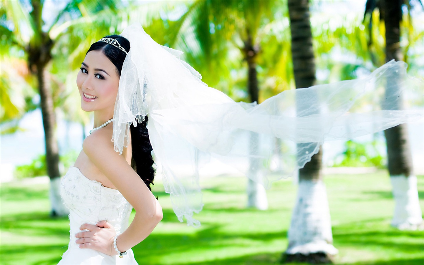 krásné svatební nevěsta #18 - 1440x900