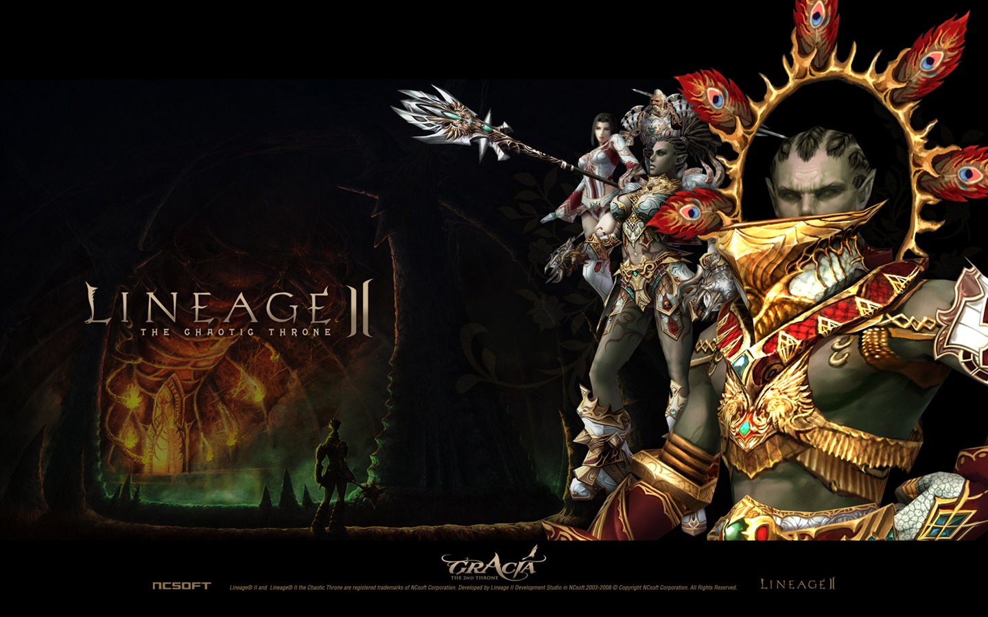 LINEAGE Ⅱ 游戏造型 高清壁纸2 - 1440x900