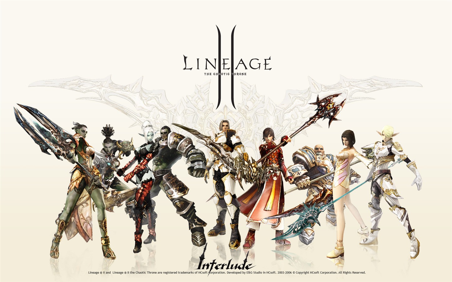 LINEAGE Ⅱ 游戏造型 高清壁纸8 - 1440x900