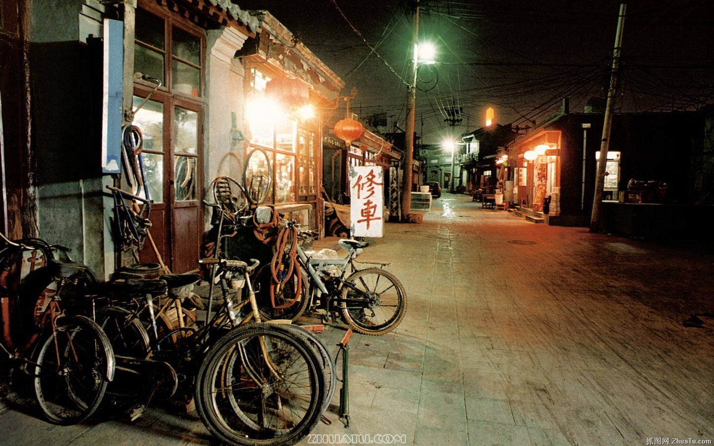 Staré Hutong život pro staré fotografie wallpaper #37 - 1440x900