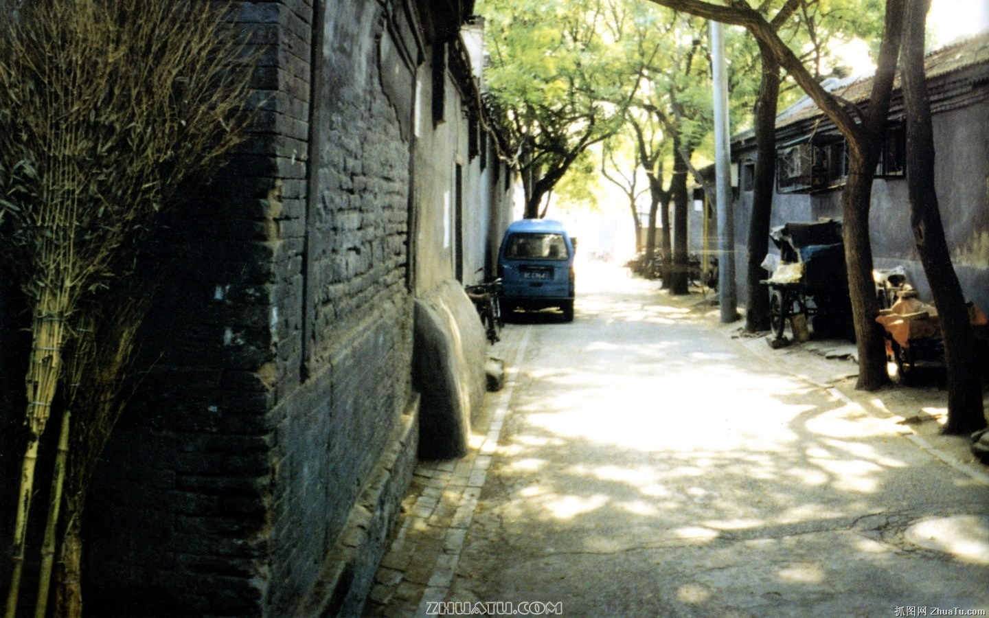 Antiguo vida Hutong de fotos antiguas fondo de pantalla #40 - 1440x900