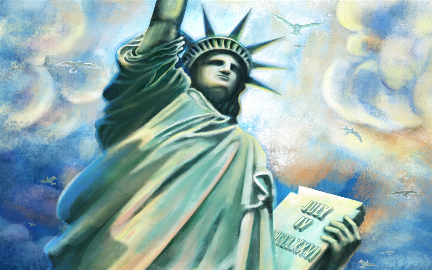 美国独立日主题壁纸3 - 1440x900