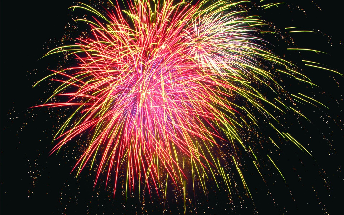 Festival fireworks display wallpaper #42 - 1440x900