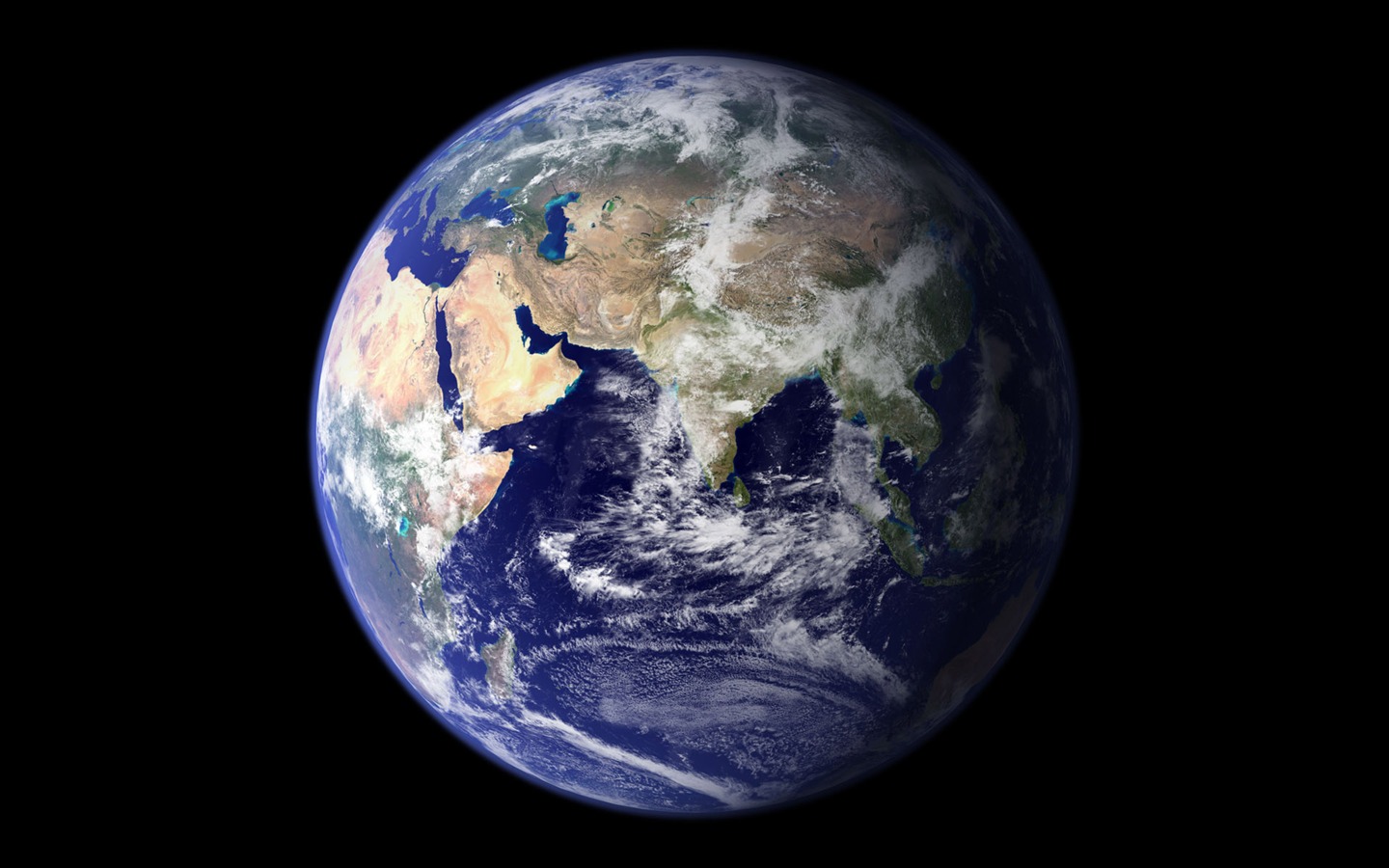 HD hermoso fondo de pantalla vista de pájaro de la Tierra #30 - 1440x900