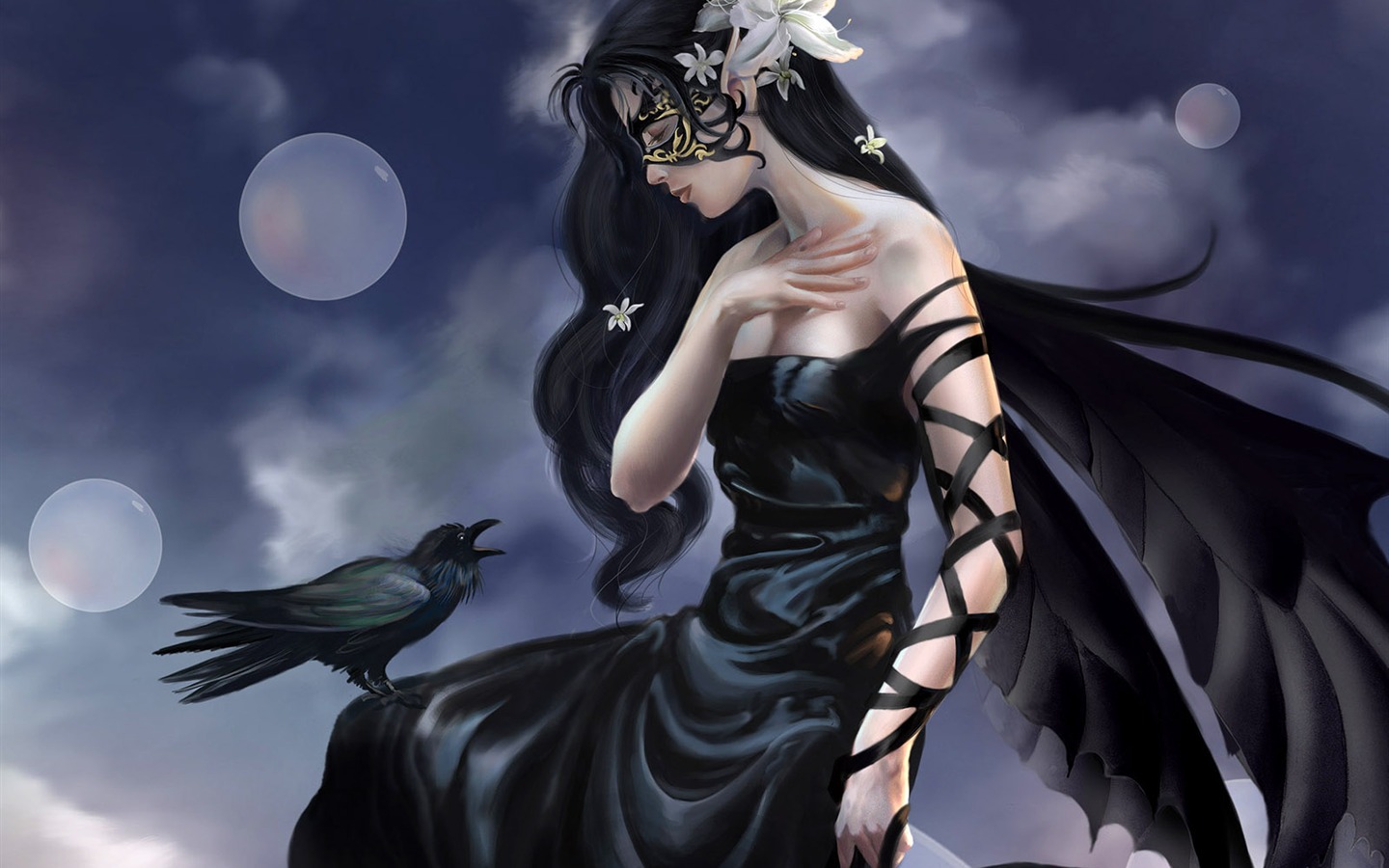 奇幻女性精美插畫壁紙 #21 - 1440x900