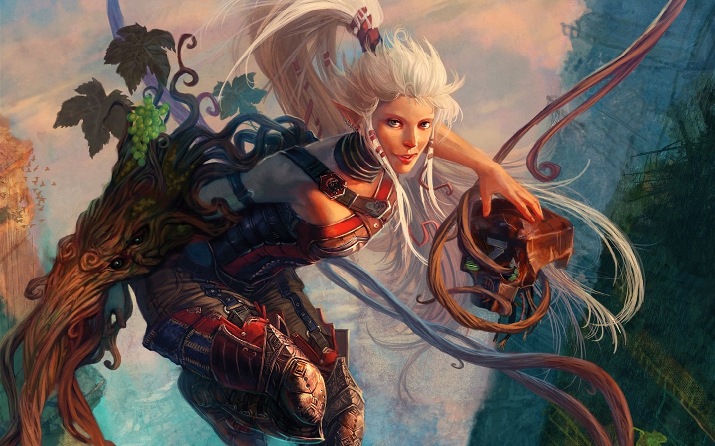 奇幻女性精美插畫壁紙 #31 - 1440x900