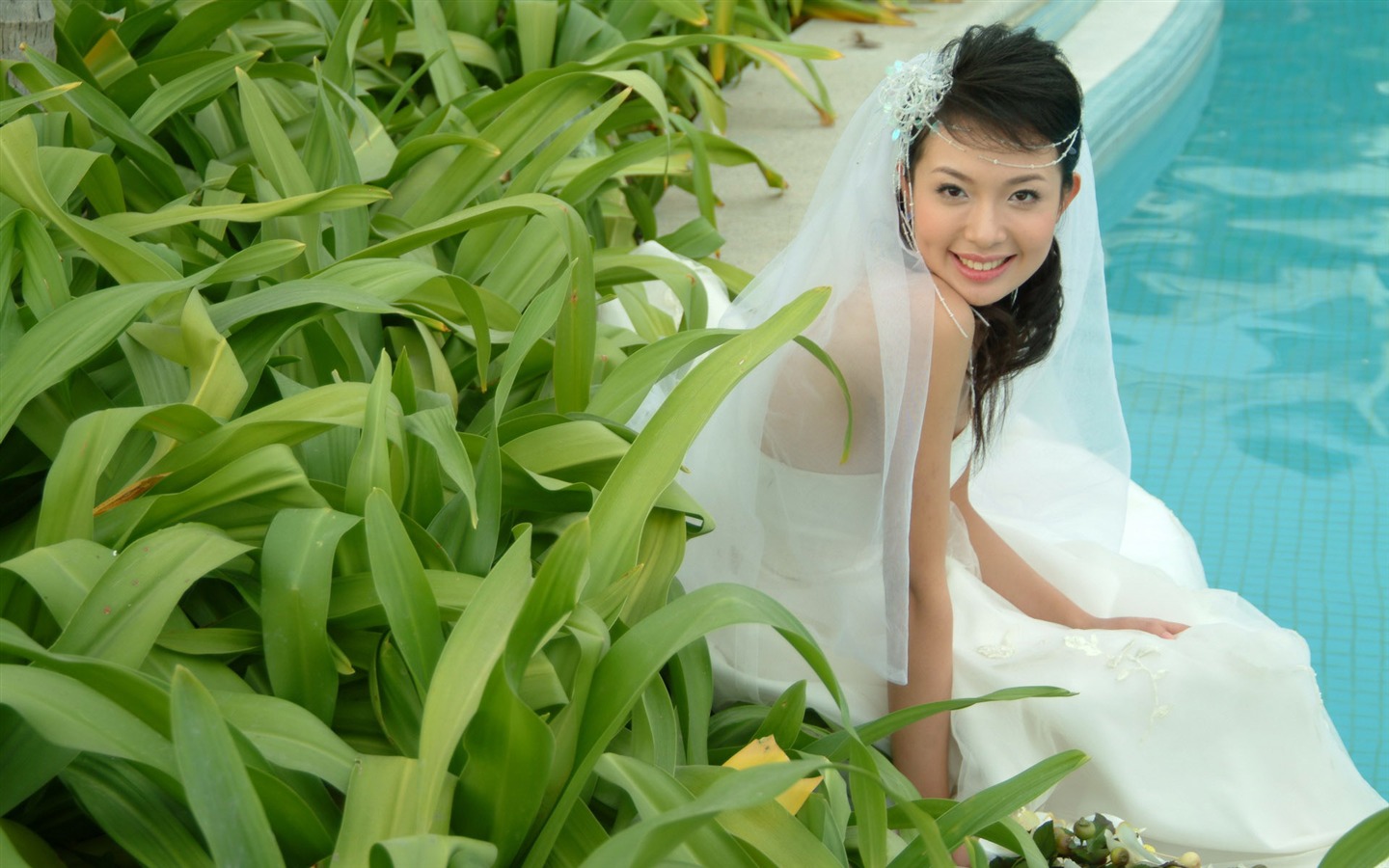 美女婚紗攝影壁紙 #12 - 1440x900