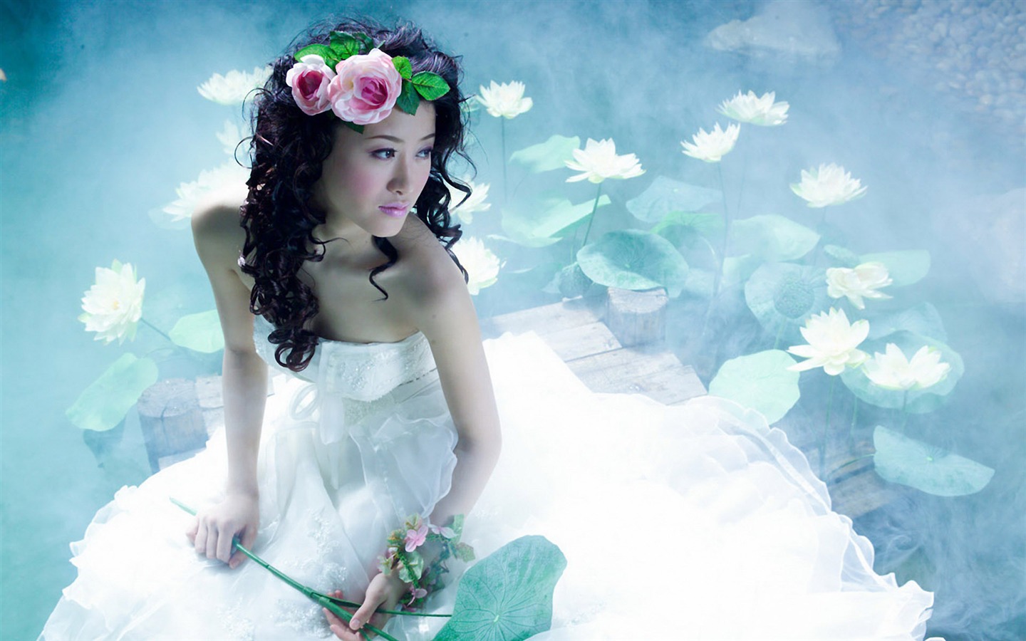 美女婚紗攝影壁紙 #30 - 1440x900