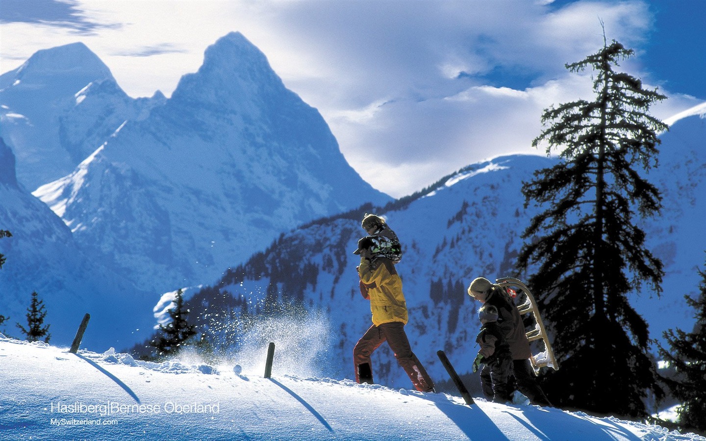 瑞士冬季旅游景点壁纸8 - 1440x900