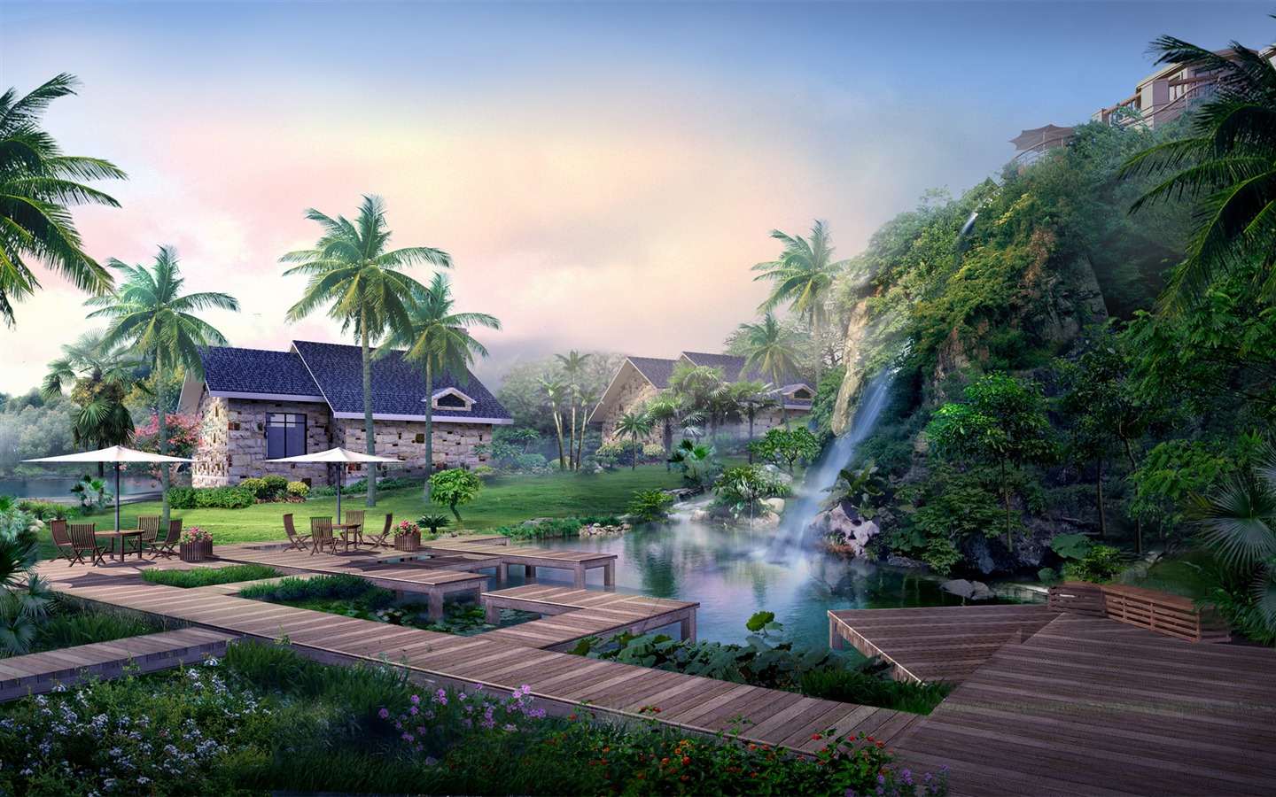 建築園林精美壁紙 #25 - 1440x900